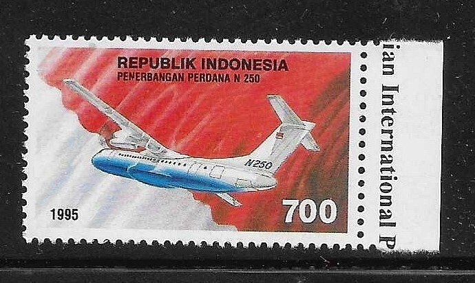 Indonesia 1995 First Flight N250 Airplane Sc 1610 MNH A1720