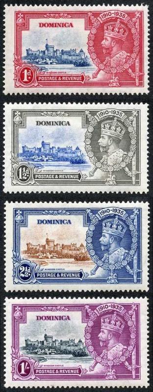 Dominica SG92/95 1935 Silver Jubilee Set M/M