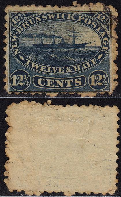 New Brunswick Canada - 1860 - Scott #10 - used