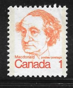 Canada 586: 1c John Alexander Macdonald, used, F-VF