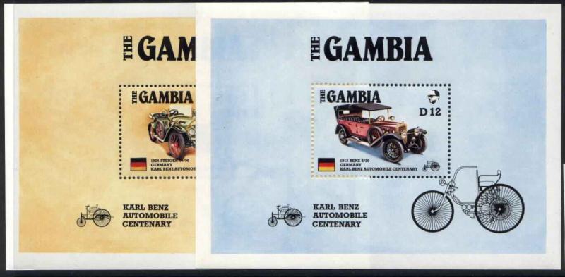 Gambia 628 -9 MNH Cars