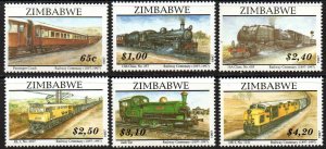 Zimbabwe Sc #786-791 MNH