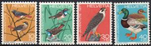 Switzerland B402-05 - Mint-NH - Birds (Complete Set) (1971) (cv $2.35)