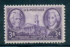 941 3c Tennessee Fine MNH