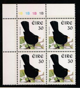 IRELAND 1106 30p MINT NH PLATE BLOCK OF 4 BIRD