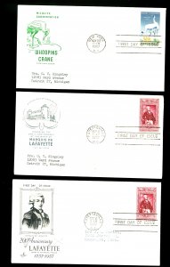 U.S. #1097, 1098 FIRST DAY COVERS