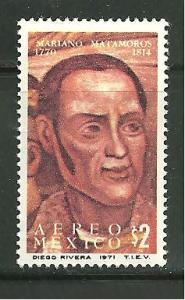 Mexico C-388 MNH Mariano Matamoros by Diego Rivera