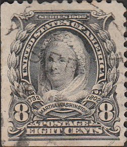 # 306 Violet Black Used Martha Washington