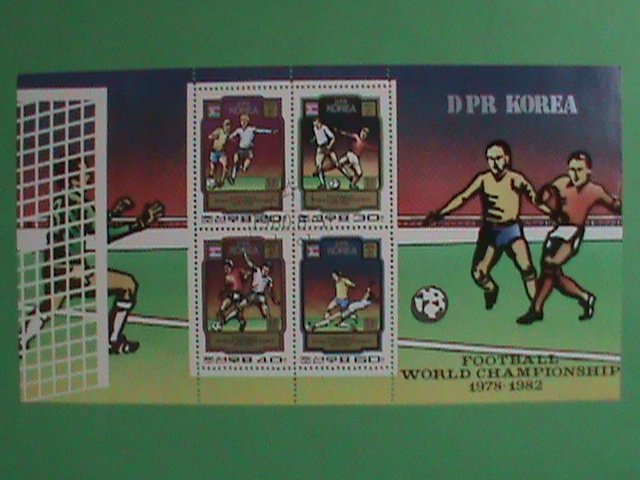 KOREA STAMP 1982   FOOT BALL WORLD CHAMPIONSHIP; CTO- NOT HING  S/S SHEET