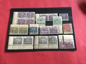 Argentina Vintage Revenue  Stamps Blocks R37064