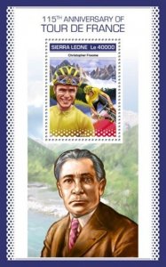 Sierra Leone - 2018 Tour de France - Stamp Souvenir Sheet - SRL18917b 