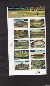 3510-3519 Baseball Fields, MNH Left Side PB/10