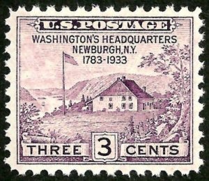 United States; #727 Washington at Newburgh 2c 1933; Mint Never hinged MNH