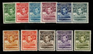 BASUTOLAND SG18/28 1938 DEFINITIVE SET MTD MINT