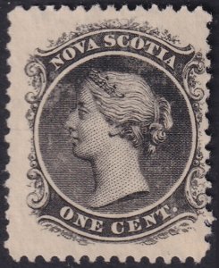 Nova Scotia 1860 Sc 8 MNG(*) yellowish paper