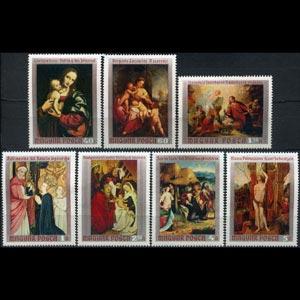 HUNGARY 1970 - Scott# 2053-9 Paintings Set of 7 NH