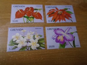 Grenada  #  1425-28  MNH   Flowers