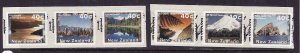 New Zealand-Sc#1354-9- id8-unused NH set-Scenic Views-Self-adhesives-1996-