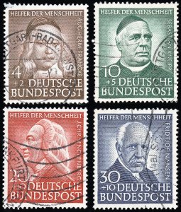 Germany Stamps # B334-7 Used VF Scott Value $75.00
