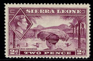 SIERRA LEONE GVI SG191, 2d mauve, M MINT. Cat £50.