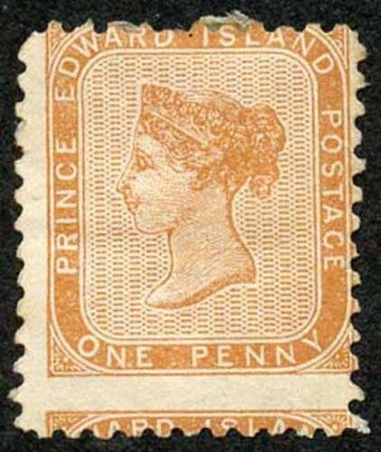 Prince Edward Is  SG6 1862-89 1d Brown-orange Perf 11 M/M Cat 120 pounds 