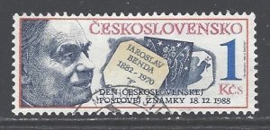Czechoslovakia Sc # 2724 used (BBC)