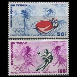 CHAD 1972 - Scott# C110-1 W.Olympics Set of 2 NH