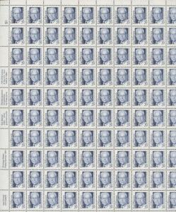 Pane 100 USA Stamps 2184 Chief Justice Earl Warren Brookman Price $105