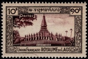 1951 Laos Scott #- 17 10 P The Views of King Sisavang Vong MNH