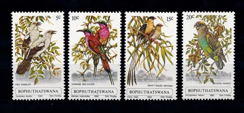 [52384] Bophuthatswana 1980 Birds Vögel Oiseaux Ucelli  MNH