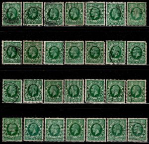Great Britain #210 ~ Lot of 28 Stamps ~ Used, MX  (1934)