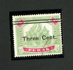 Perak Stamps # 68 VF Choice Used Scott Value $90.00