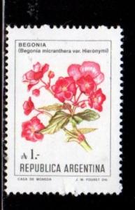 Argentina  - #1524 Begonia - MNH