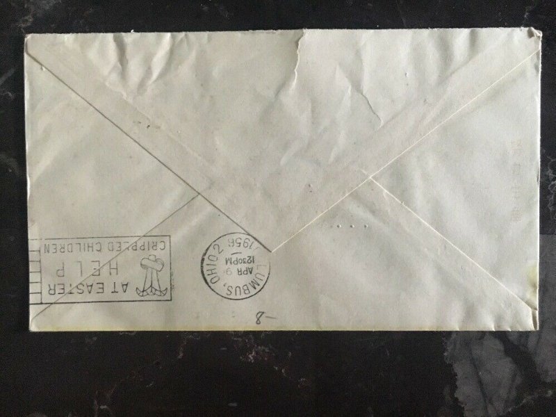 1956 Pingtung Formosa Taiwan China Cover To Columbus Oh USA