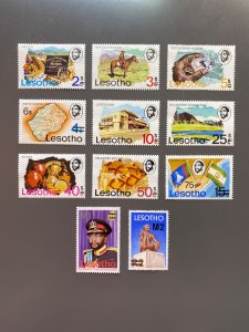 Lesotho 302-312 VF MNH. Scott $ 11.85