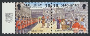 Alderney  SG A136a  SC# 139a Garrison Island  Mint Never Hinged see scan 