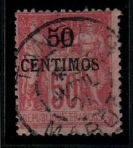 French Morocco Scott 6a Used (Catalog Value $260.00)