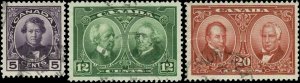 Canada Scott #146 - #148 SG #271 - #273 Complete Set of 3 Used