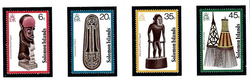 Solomon Is 364-67 MNH 1978 Artifacts