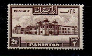 PAKISTAN SG39 1948 2r CHOCOLATE MTD MINT 