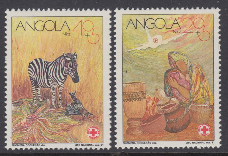 Angola B1-B2 Red Cross MNH VF