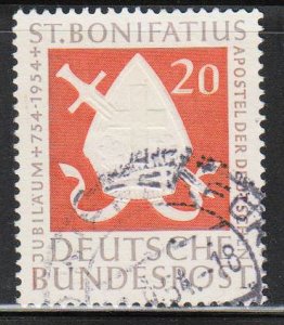 Germany,  20pf Bishop’s Miter (SC# 724) Used