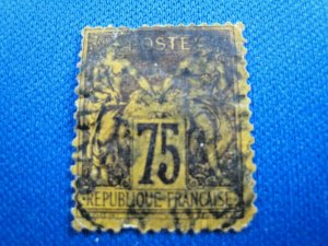 FRANCE  1890  -  SCOTT # 102a  -   USED       (X21)