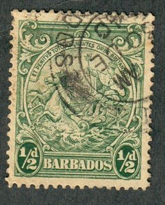 Barbados #166 used single