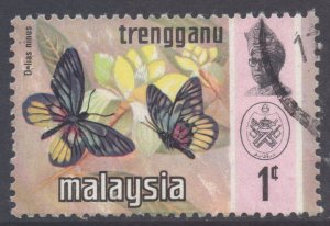 Malaya Trengganu Scott 96 - SG110, 1971 Butterflies 1c used