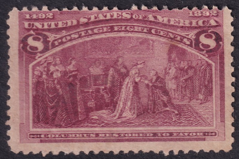 #236 Mint NG, Fine, Short perf, crease (CV $ - ID32627) - Joseph Luft