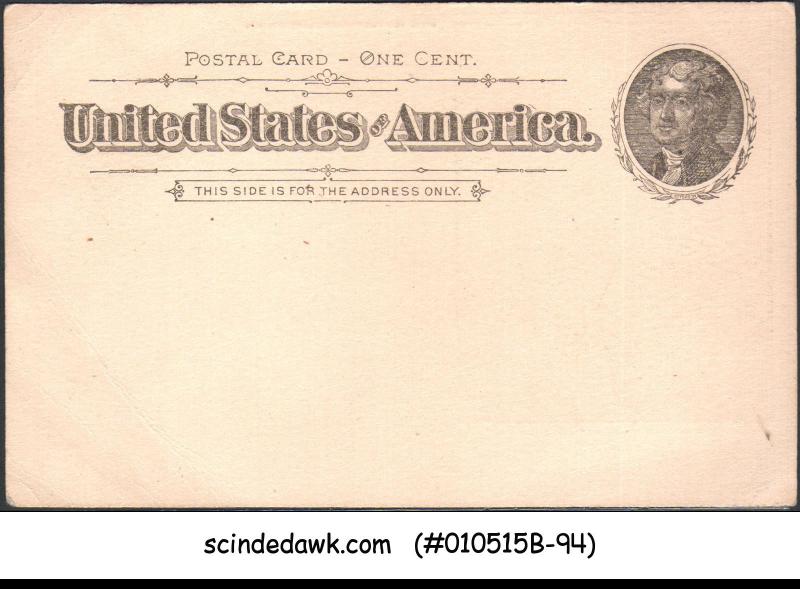 USA - 1c POST CARD - MINT