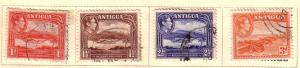 Antigua #885-86,88-89  1938  (U) Cat.$6.80