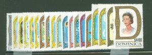 Dominica #268-286  Single (Complete Set)