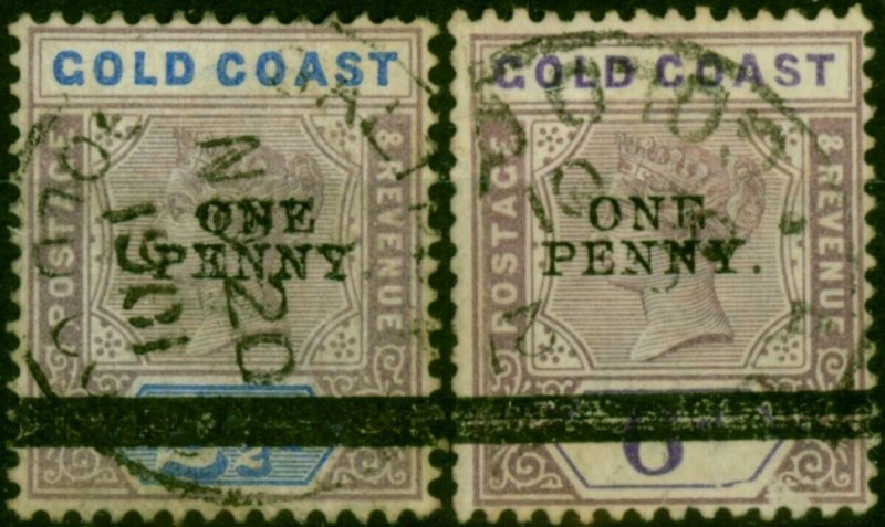 Gold Coast 1901 Set of 2 SG35-36 Good Used